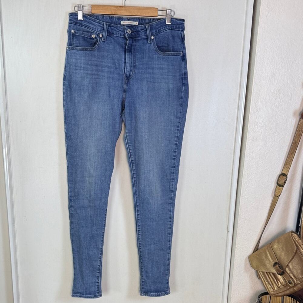 Levi's 721 Blue High Rise Skinny Jeans size 32